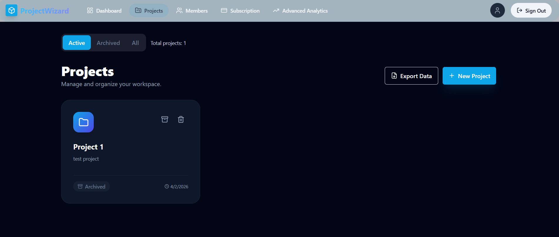 ProjectWizard image 2